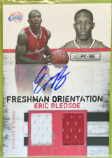 2010 Rookies Stars Eric Bledsoe Freshman Orientation Double Materials Auto /49