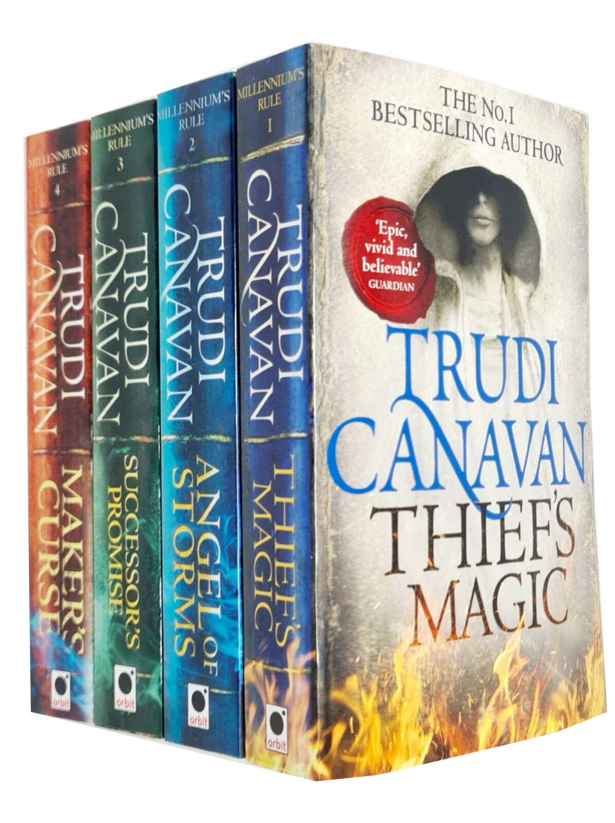 Millennium’s Rule Series 4 Books Collection Set By Trudi Canavan Angel of Storms