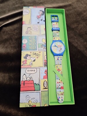 Swatch X Peanuts SMAK!SO29Z108 NEW IN BOX | eBay
