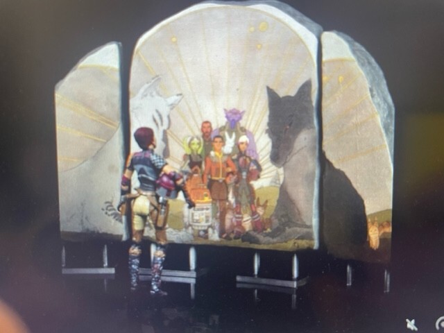 Rebels Mural for 3.75 in (1:18) Figure Diorama