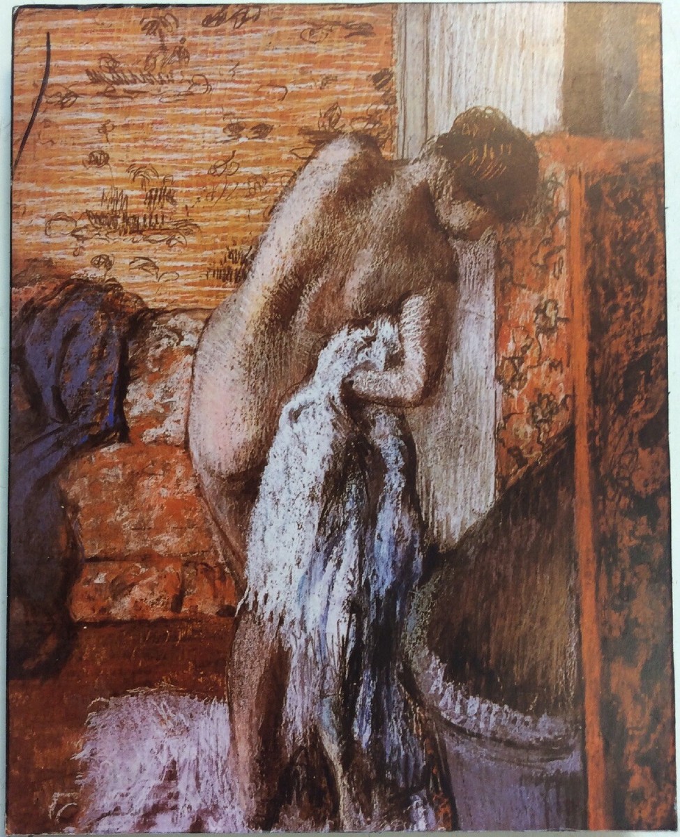 Edgar Degas、エドガー・ドガ【APRES LE BAIN】 Apres Le Bain After The Bath Edgar Degas Art Print On Board