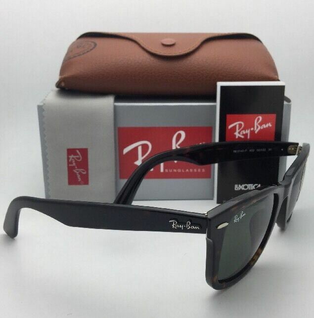 New RAY-BAN WAYFARER Sunglasses RB 2140-F 902 52-22 Tortoise
