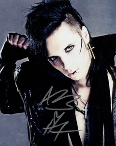 Andy Biersack Black Veil Brides Autographed 8x10 Signed Photo