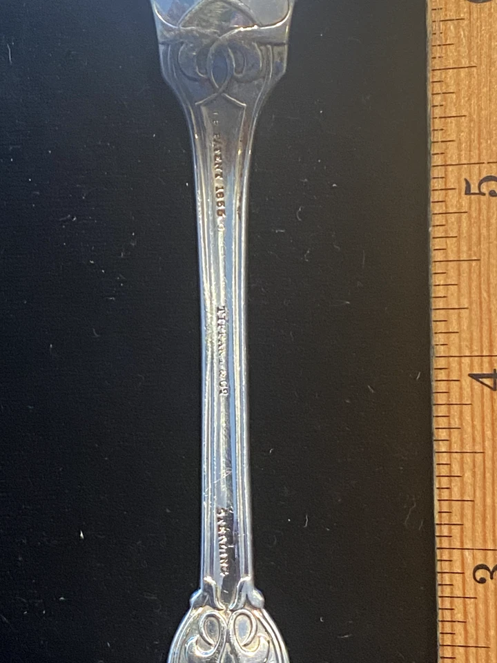 CUCHARA DE QUESO ORIENTAL PLATA ESTERLINA John Polhamus. JP 1855 TIFFANY & CO Foto 2 de 3