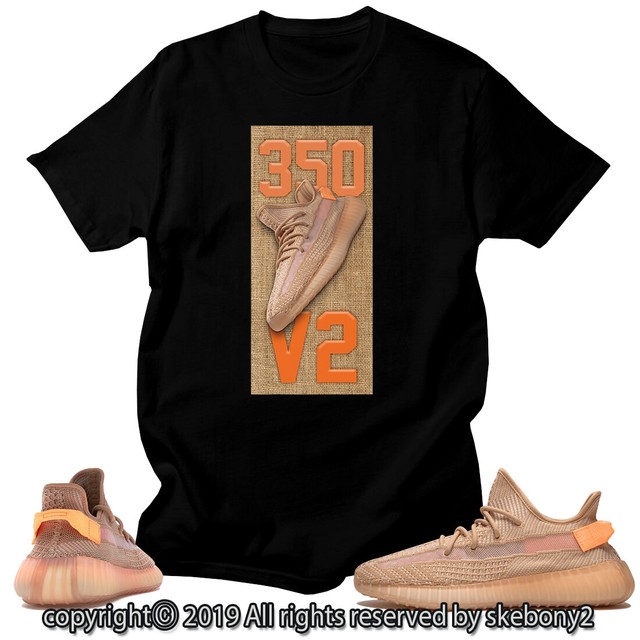 CUSTOM T SHIRT MATCHING STYLE OF adidas Yeezy Boost 350 V2 Clay AD-Y-4-1 | eBay