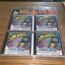 The Singing Machine Karaoke 4 Pack. Children  s Songs. 32 recordings CD's. New 