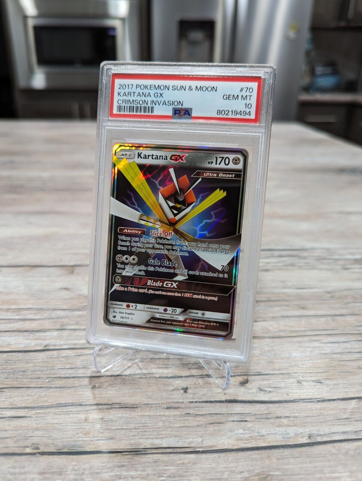 Kartana GX - 70/111 - Pokemon Crimson Invasion Sun & Moon Ultra