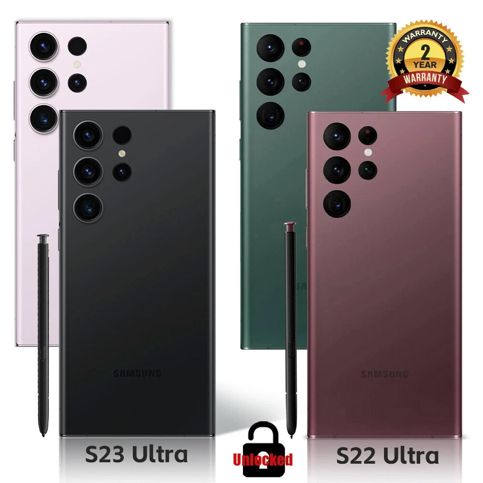 FACTORY NEW SEALED SAMSUNG GALAXY S23 ULTRA 5G/S22 ULTRA 5G GSM CDMA UNLOCKED - Image 2 of 4