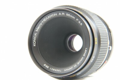 Objectif : Konica Macro-Hexanon Ar 55 mm f/3.5