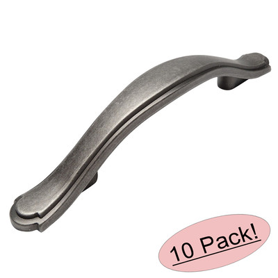 *10 Pack* Cosmas Cabinet Hardware Weathered Nickel Handle Pulls #8816WN