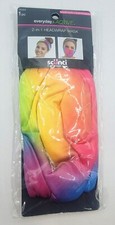 Scunci Everyday  Active 2 in 1 HEAD Band WRAP  MASK - Multicolor - NEW