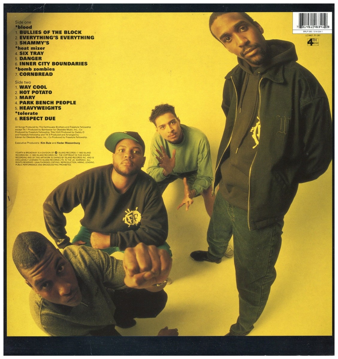 Freestyle Fellowship - Innercity Griots '93 LP UK ORG!EX-/EX- | eBay