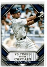 2020 Topps Update #YOC-99 Derek Jeter 20 Years of The Captain Yankees HOF
