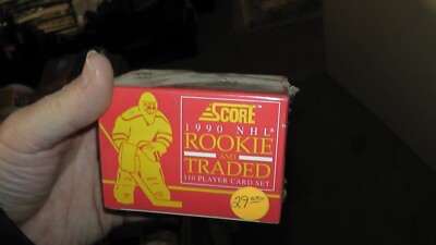 new factory sealed box score 1990 nhl rookie traded