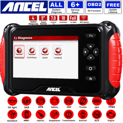 FX8000 OBD2 Diagnosegerät Auto Alle System Scan ABS Öl SAS TPMS EPB EMS Für BENZ