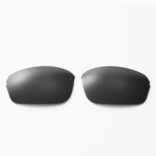 Walleva Black Polarized Replacement Lenses For Oakley Half Wire 2.0