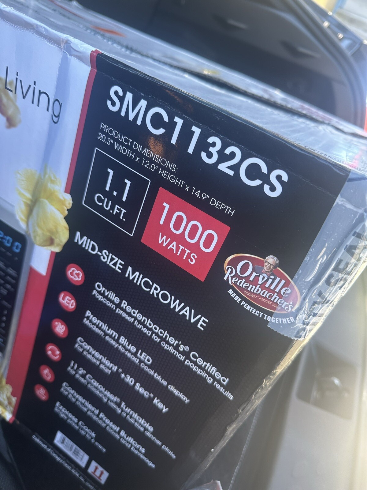 SHARP SMC1132CS Countertop Microwave Stainless Steel eBay