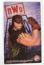 Vtg WCW NWO Holographic 3-D Lenticular Motion Sticker Randy MACHO MAN Savage