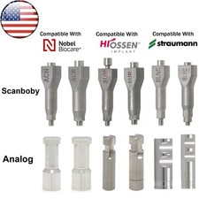 US Dental CAD/CAM Implant Scan Body Analog fit Hiossen Nobel Biocare Straumann