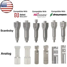 US Dental CAD/CAM Implant Scan Body Analog fit Hiossen Nobel Biocare Straumann