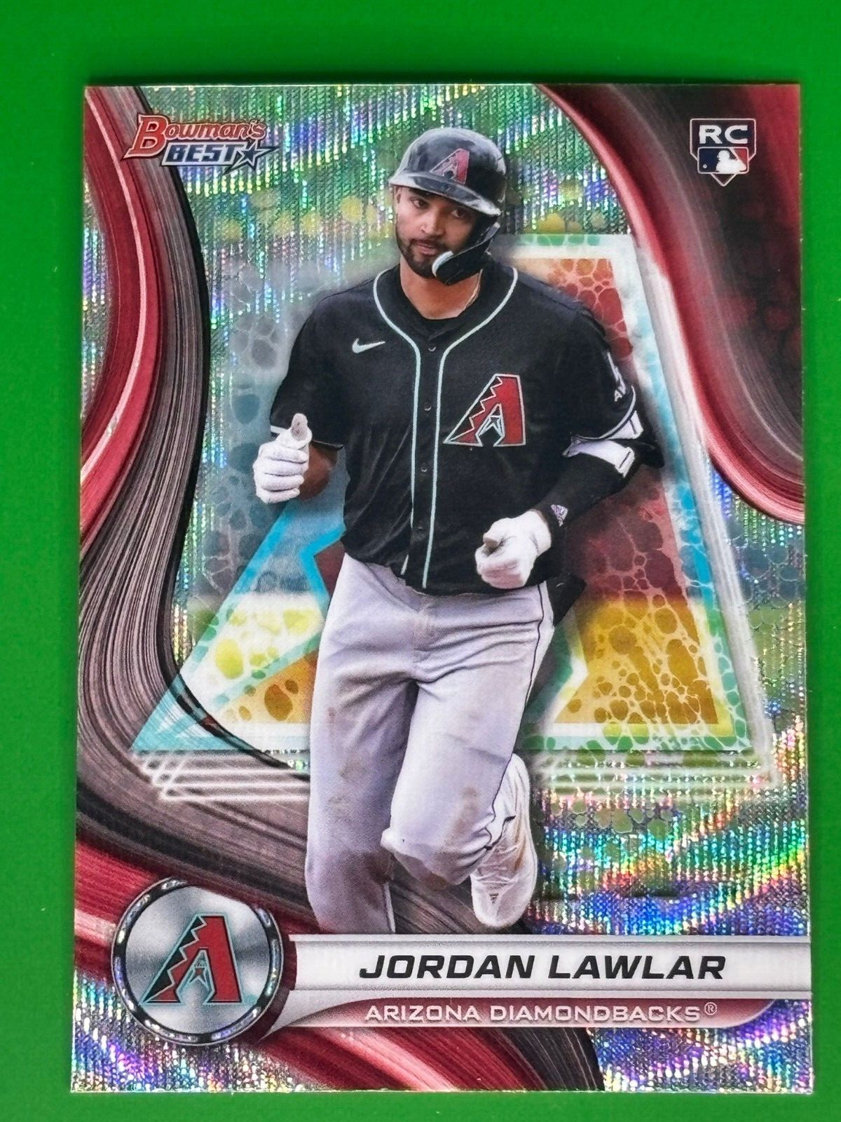 2024 Bowman's Best JORDAN LAWLAR Rookie WAVE REFRACTOR DBacks RC #4
