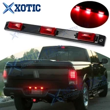 For Dodge Ram 1500 2500 3500 Red Lens 9-LED Rear Tailgate Trunk Tail Light Bar