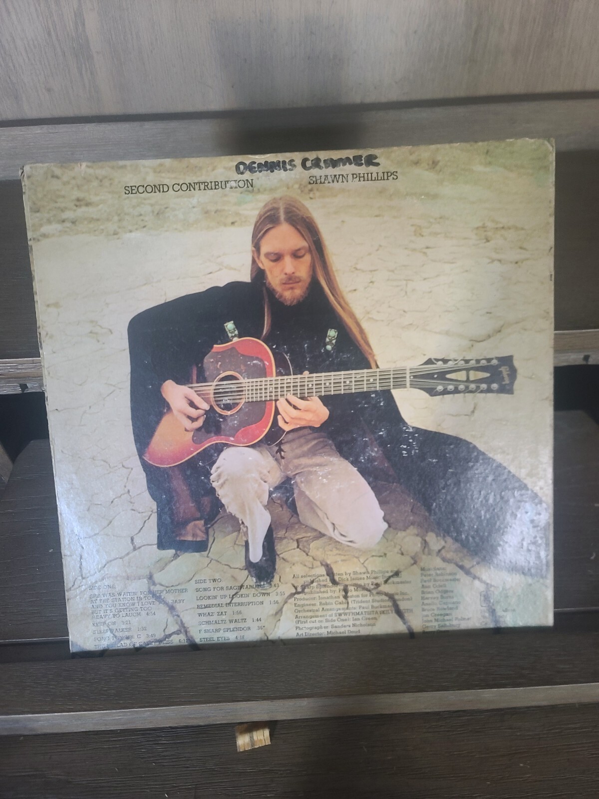 SHAWN PHILLIPS “SECOND CONTRIBUTION” A&M RECORDS SP 4282 VINYL RECORD