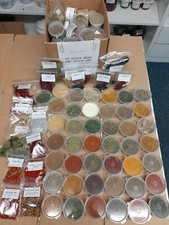 60 PIECE HERB AND SPICE SET WITH CHILLIES. GIFT IDEA