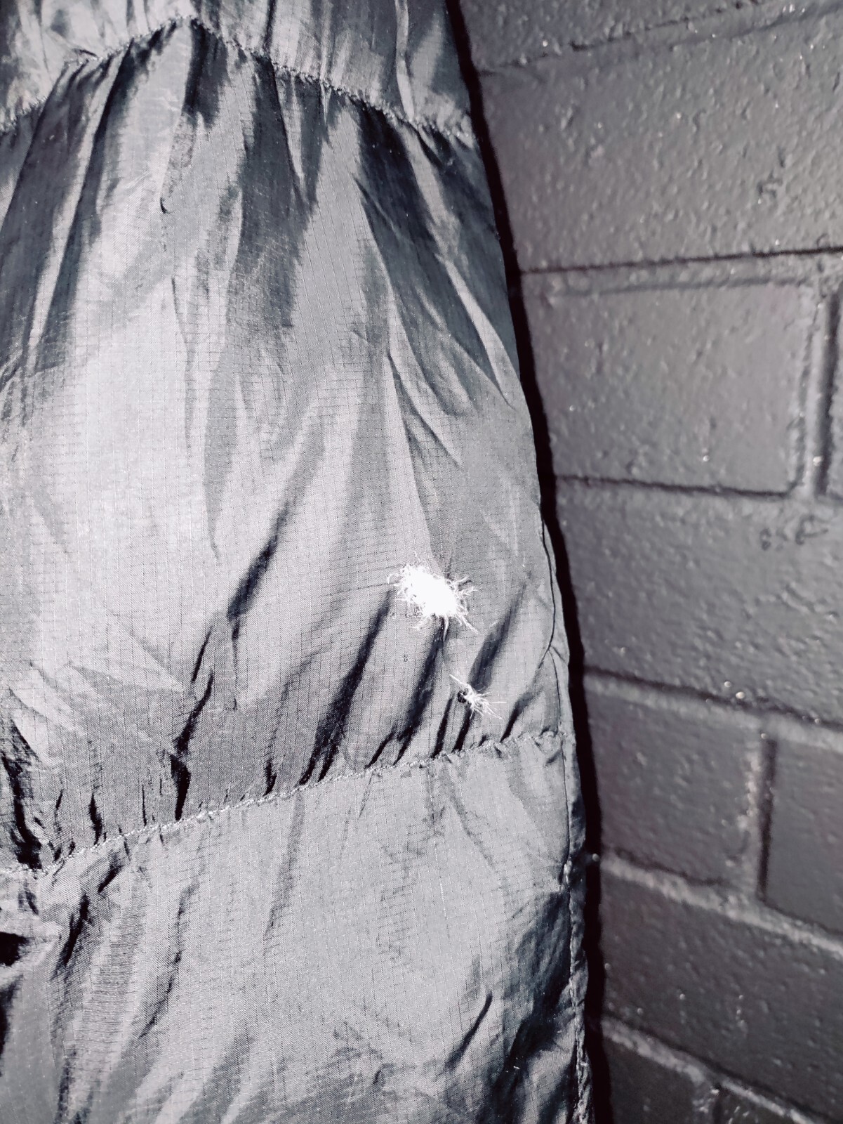 Polo Ralph Lauren RL250 piumino pufferJacket uomo medio nero rosso pony full zip