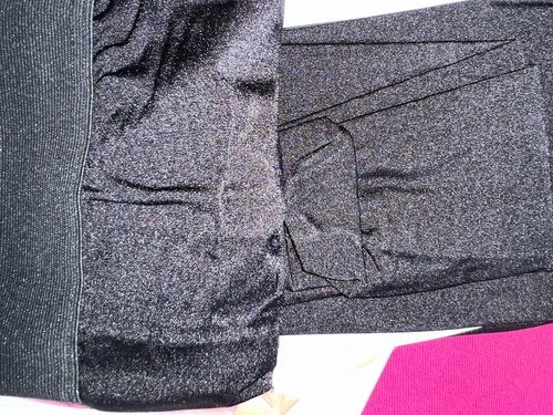 Paire de collants neufs vintage Valderau lycra noir taille 36/38 Réf A25 - Picture 4 of 4