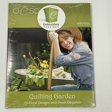 OESD Embroidery Take-out Quilting Garden 20 Floral Designs CD New Pack 12284H