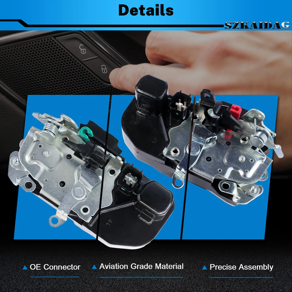 Actuador de cerradura de puerta delantera izquierda y derecha apto para Dodge Ram 1500 2500 3500 2003-2010 Foto 4 de 4