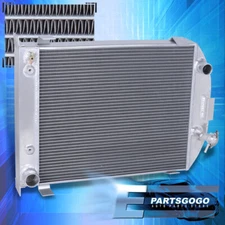 For 32 Ford High Boy Hi-Boy w/ Chevy SBC Engine V8 3Core Full Aluminum Radiator
