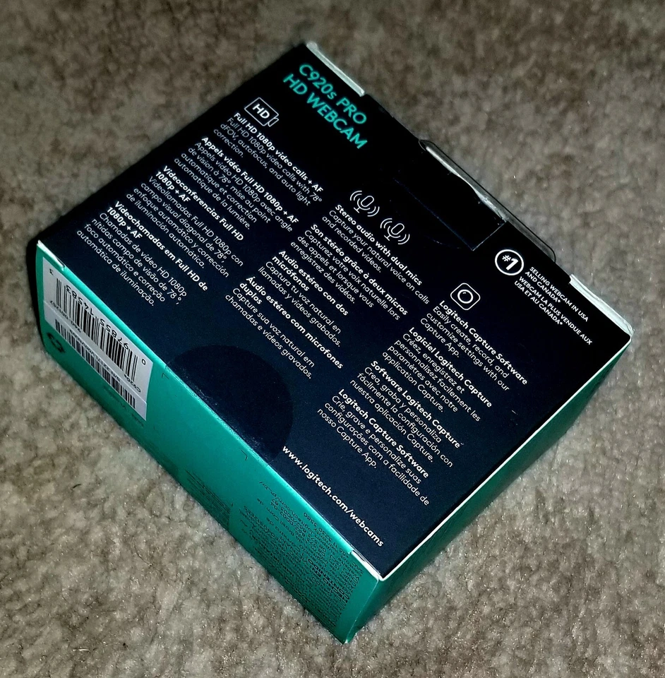 Logitech C920s Pro HD 1080p Webcam with Privacy Shutter - In Hand Fast Shipping - Image 3 of 4