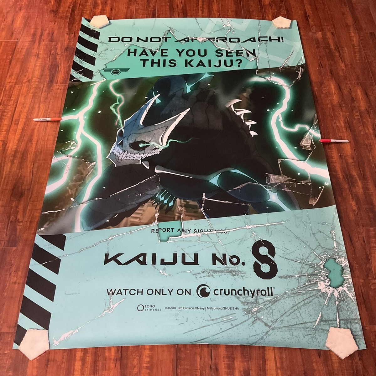 KAIJU #8 Do Not Approach Crunchyroll Bus Stop Orig. Manga Series