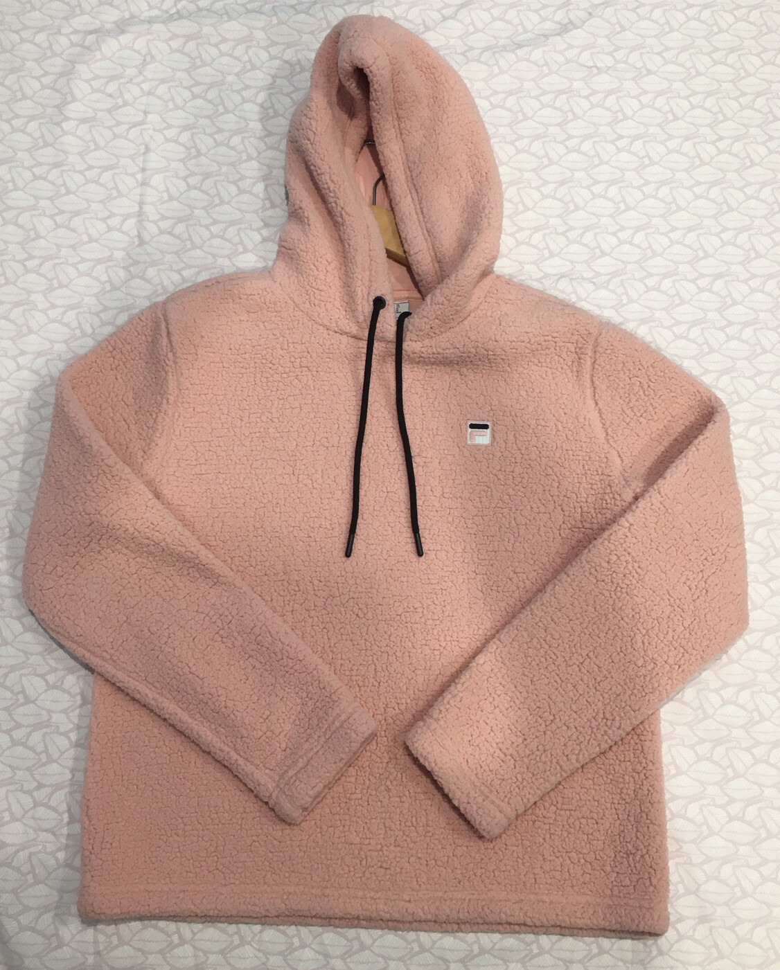 Felpa con cappuccio pullover sherpa blush donna Fila taglia M
