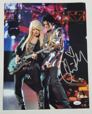 マイケル・ジャクソン Orianthi オリアンティ 直筆 サイン オートグラフ Orianthi REAL SIGNED 11x14