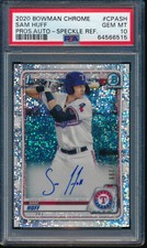 PSA 10 SAM HUFF AUTO 1st 2020 Bowman Chrome SPECKLE REFRACTOR #/299 RC GEM MINT