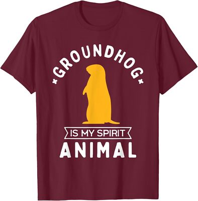Groundhog is my Spirit Animal - Funny Woodchuck Unisex T-Shirt