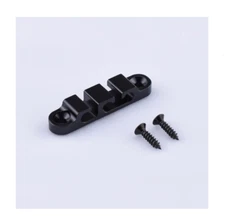 Bass 3 String Black Retainer for Bass Guitar Straight Mount Style 3 String Tree