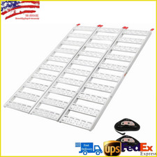 1500 LBS Tri-Fold Aluminum Loading Ramps for Motorcycles ATV/UTV Lawn Mowers
