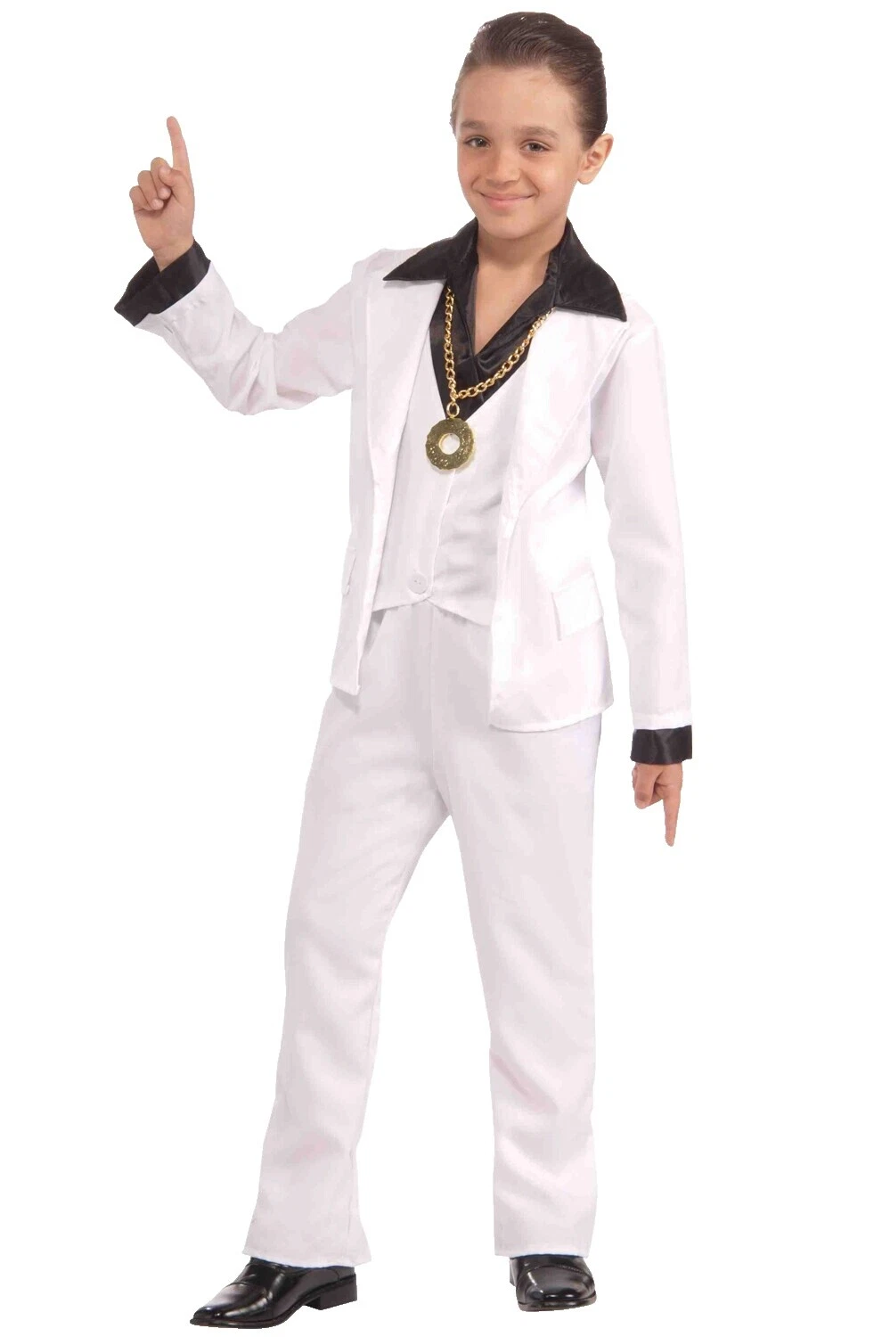 Complete Outfit Disco White Costumes