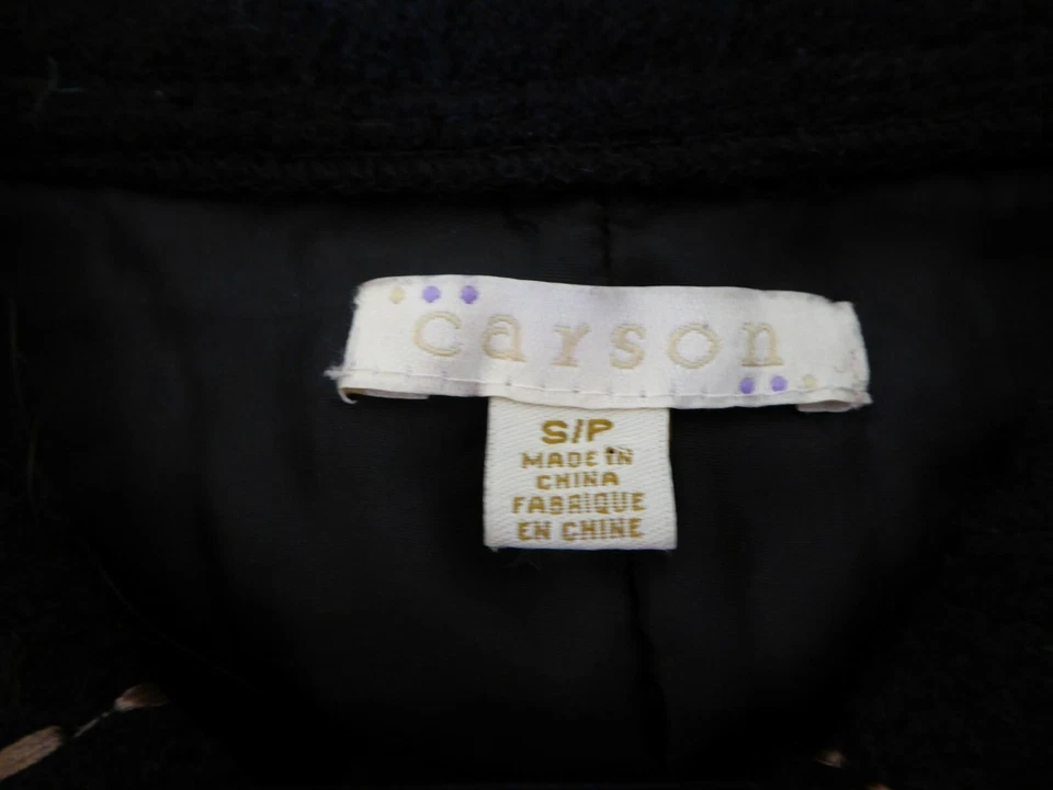 Chaqueta Occidental Carson Bordada Fieltro Lana Verde Negra Retro Streetwear S/P Foto 3 de 4