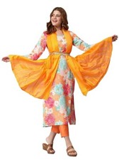 Women Kurta with Pant Dupatta