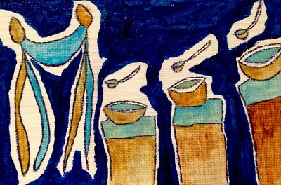 Haney: oil painting on canvas (6'' x 4'')