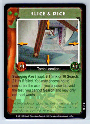 1999 Tomb Raider CCG - Slice & Dice - Location - Common - #30