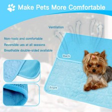 Dog Mat Cooling Summer Pad Mat Pet Dog Cat Blanket for Sofa Bed Floor Keep Cool