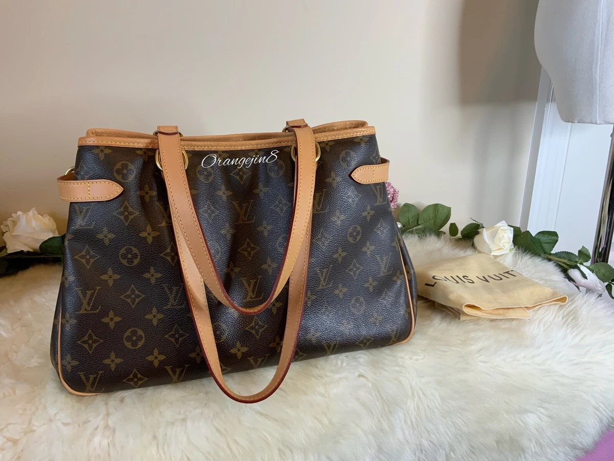 Batignolles Monogram Canvas Leather Satchel