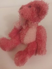 Russ Posie Pink Teddy Bear Approximately 8" Tall With Tush Tag ONLY