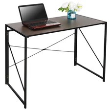 Computer Writing Desk Modern Study Desk Industrial Style Folding Corner Table